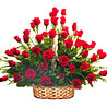 50 Red Roses Arrangement