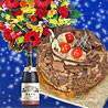 Flowers, Cake N Wine- Midnight Delivery